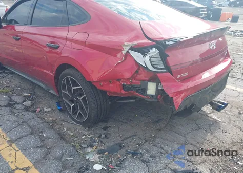 2021 Hyundai Sonata N Line from USA, damaged, VIN 5NPEK4JC9MH124342